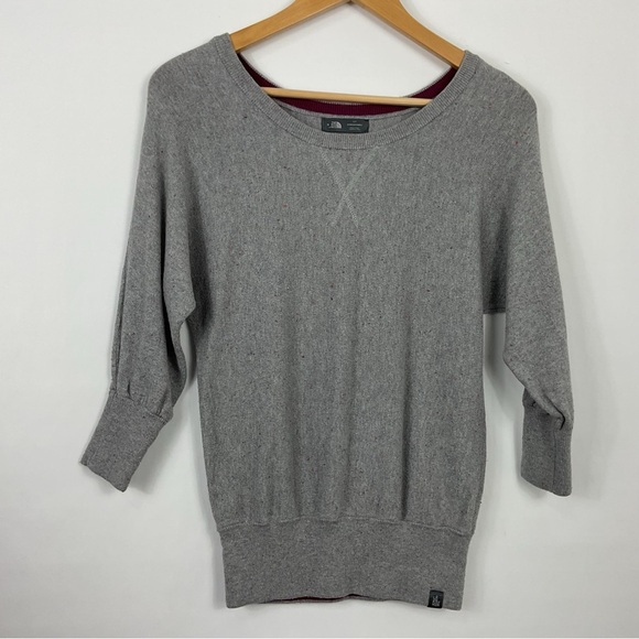 The North Face Scoop Neck Speckled Sweater Size Small - Picture 1 of 7